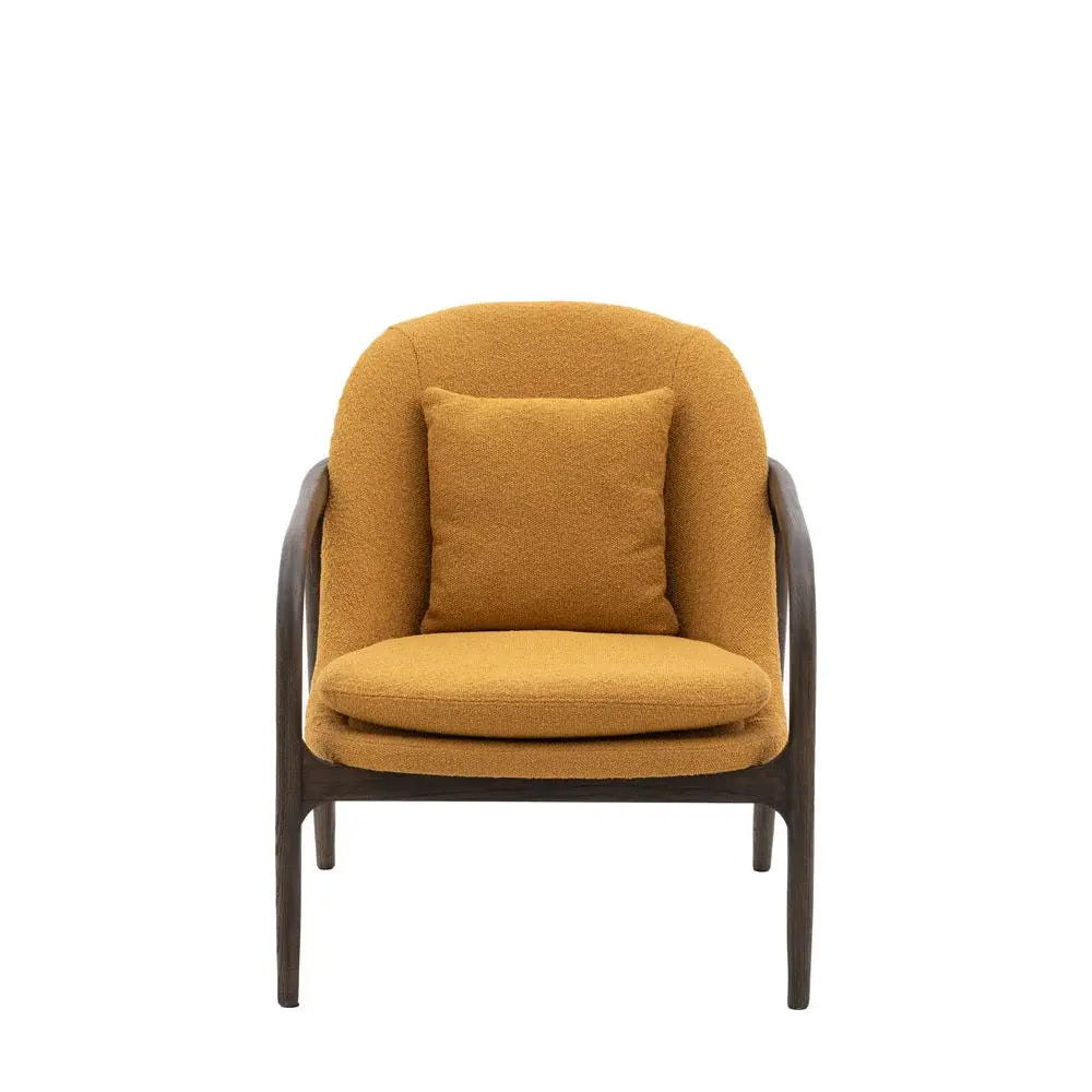 Alesso Armchair - Ochre USB Ports