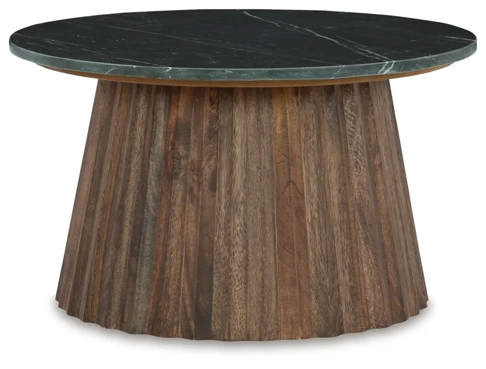 Ceilby - Accent Cocktail Table - Black / Chestnut