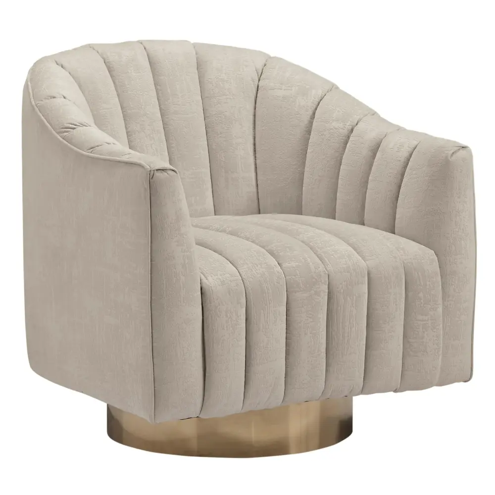 Diamond Modern Furniture Exclusive Design Penzlin Swivel Fabric Accent Chair A3000241