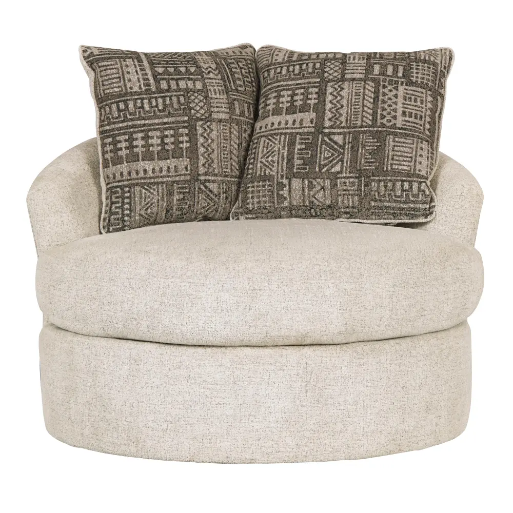 Diamond Modern Furniture Exclusive Design Soletren Spin Fabric Accent Chair 9510444
