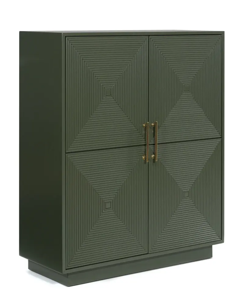 Geirwood - Accent Cabinet - Charcoal Green