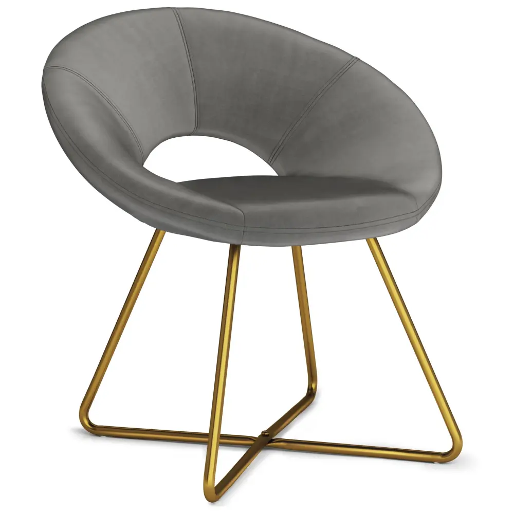 Industrial Metal Barrett - Upholstered Accent Chair