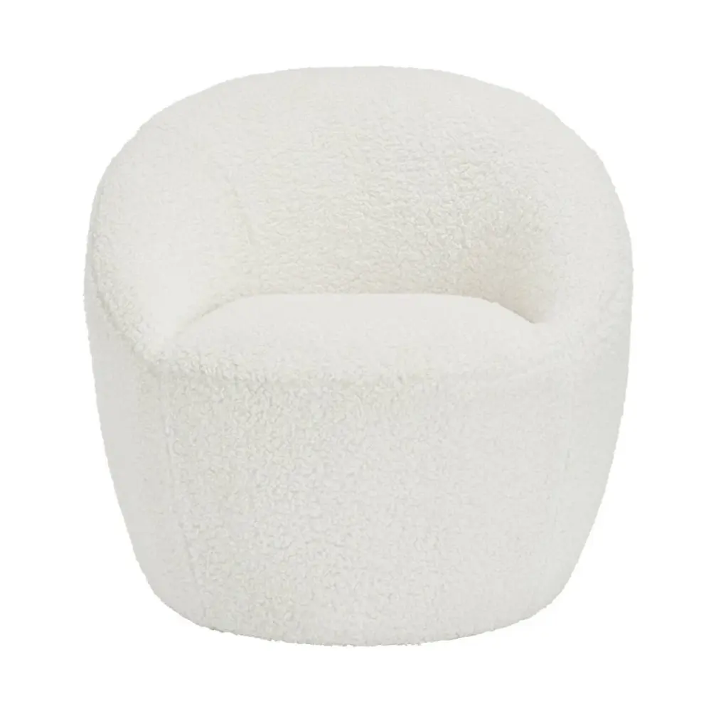 Industrial Metal Wilford Chair - Ivory