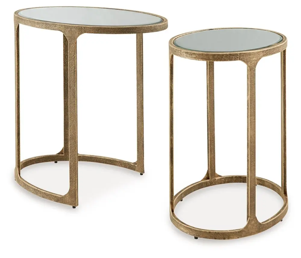 Irmaleigh - Accent Table Set adjust 2) - Antique Black