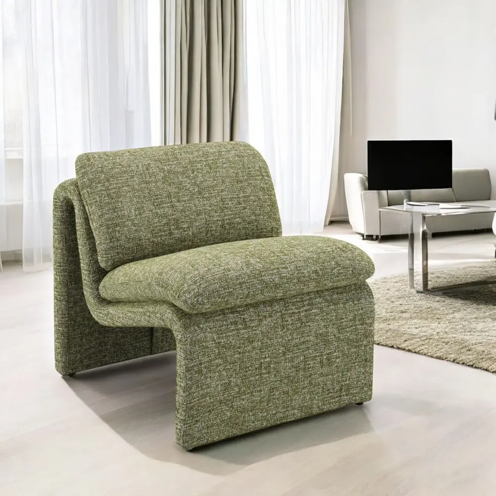 Jaeda - Innovative Elegance Accent Chair Curved Shape