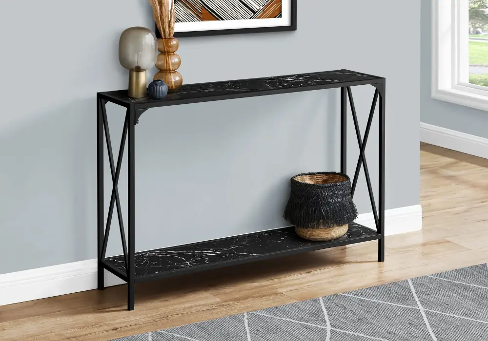 Mid-Century Modern Accent Console Table Entryway, Contemporary & Present-day