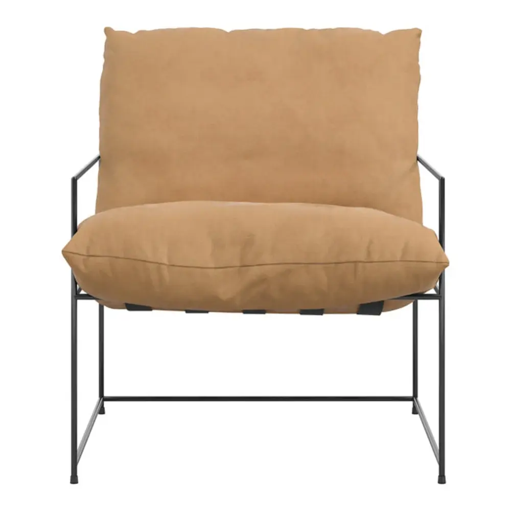 Mid-Century Modern Brooklyn Tobacco Accent Chair - Chocolate