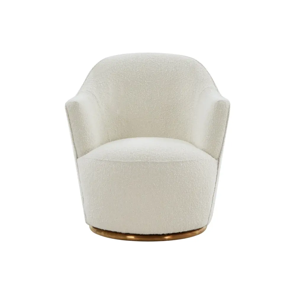 Modrest Vera - Modern Sherpa Turn Accent Chair