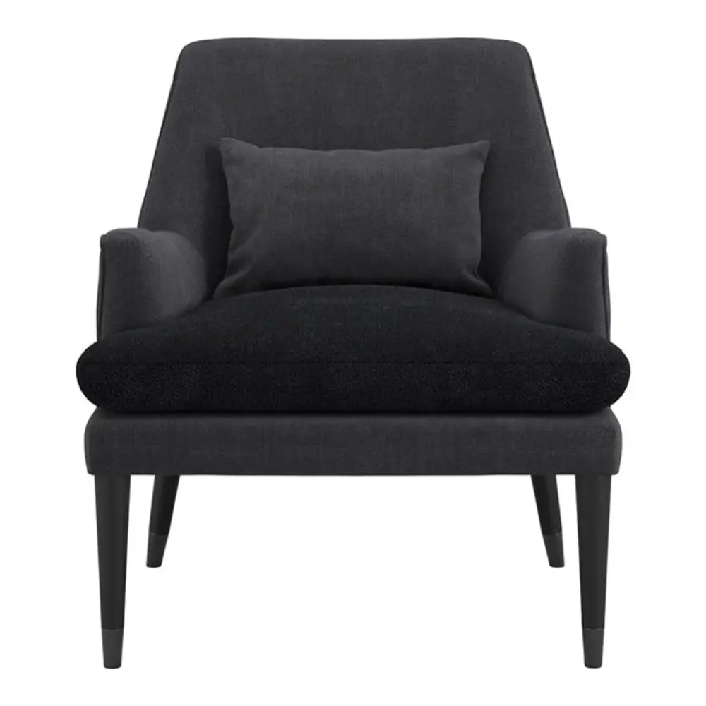 Multi-Tiered Albieny Accent Chair - Anthracite Grey
