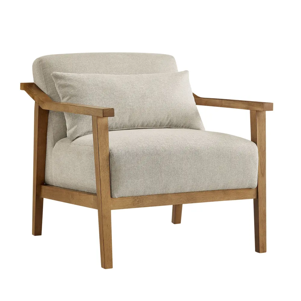Reagan - Arm Accent Chair Lumbar Pillow Living Room