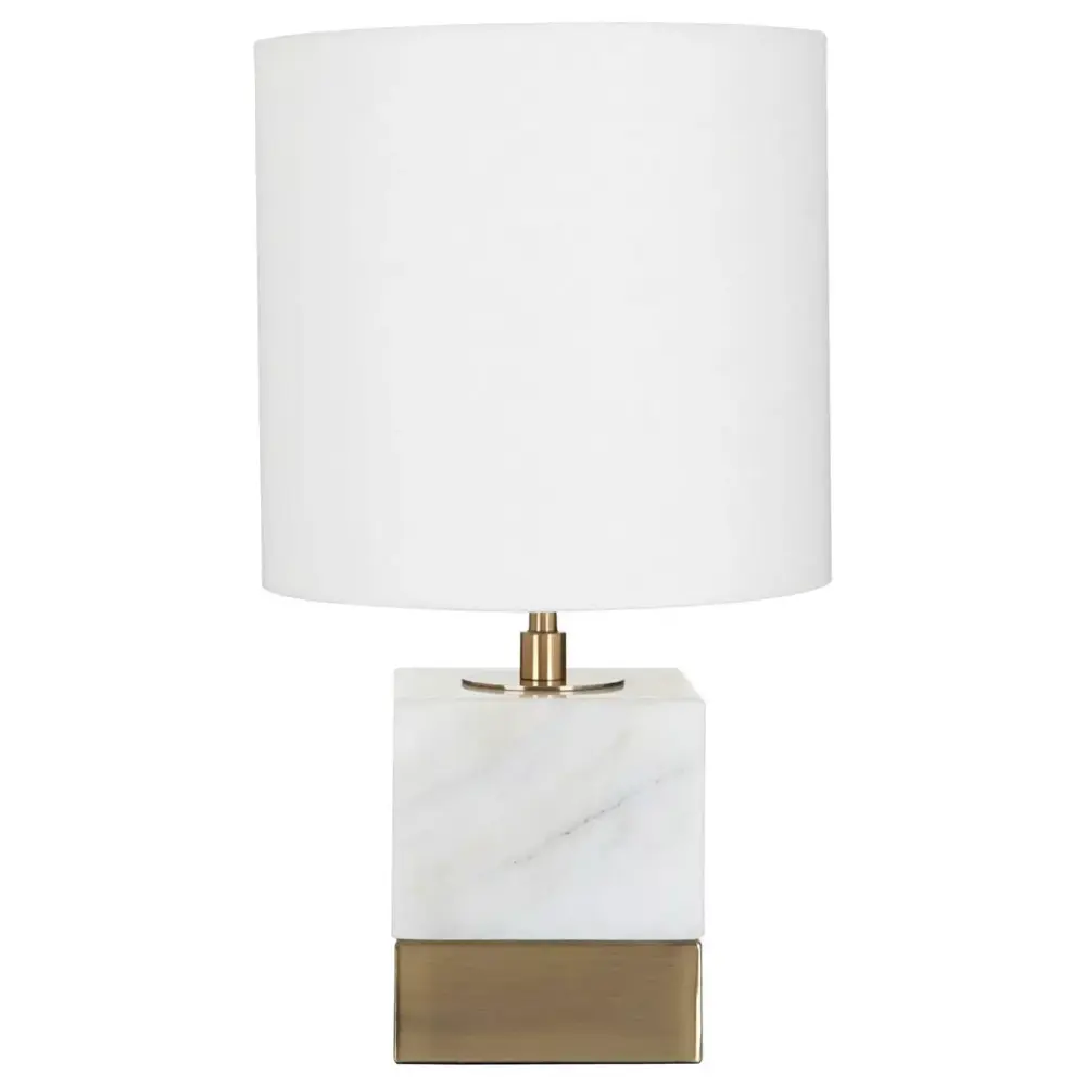 Sorado Marble Accent Lamp - Chalk