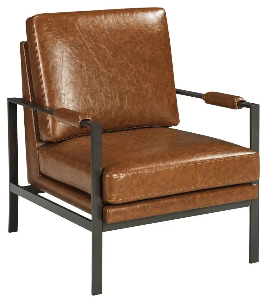Space-Saving Corner Peacemaker - Accent Chair - Chocolate