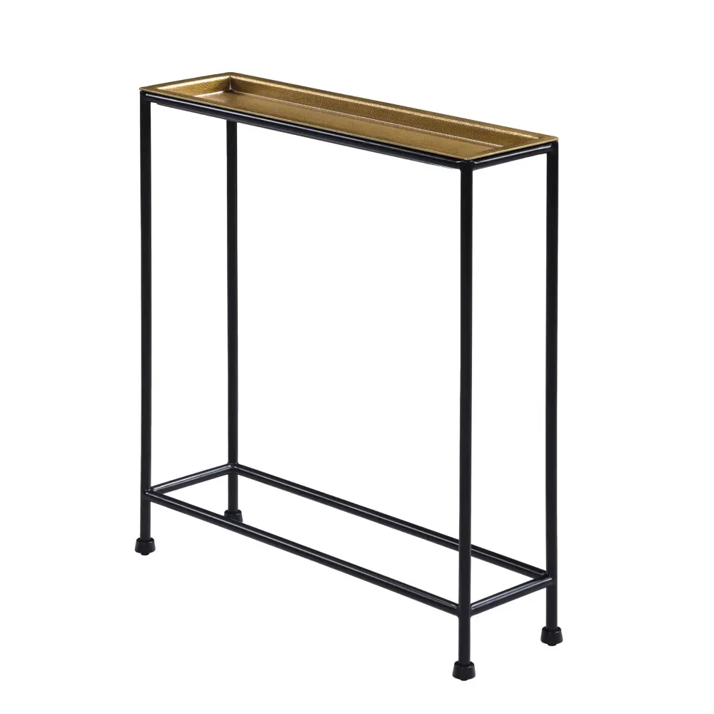 Trenton - Accent Side Table - Antique Rustic gold