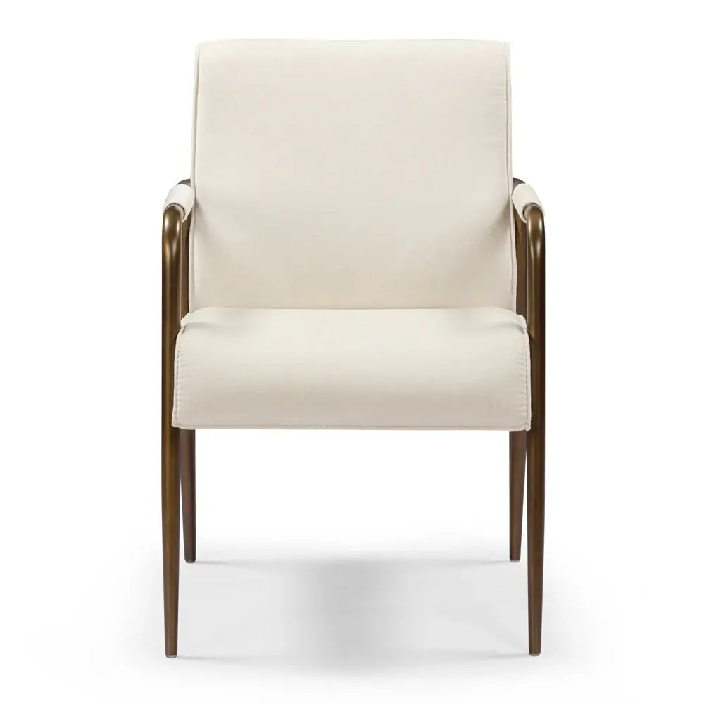 Upholstered Velvet Campden Club Chair - Clay