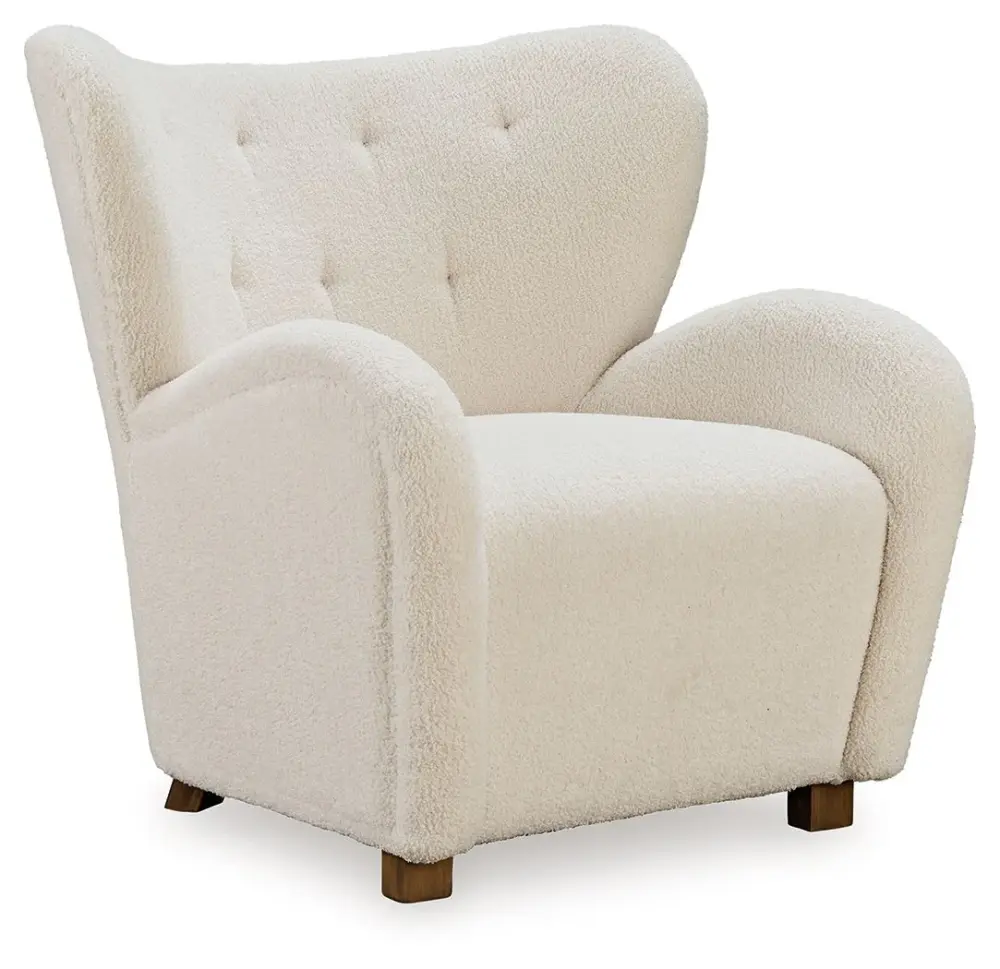 Upholstered Velvet Larbell - Accent Chair