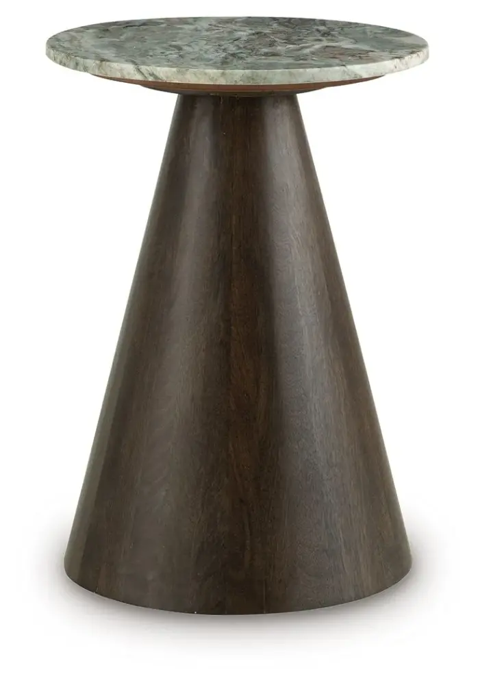 Waltnor - Accent Table - Gray / Pearl / Brown Heavy Duty