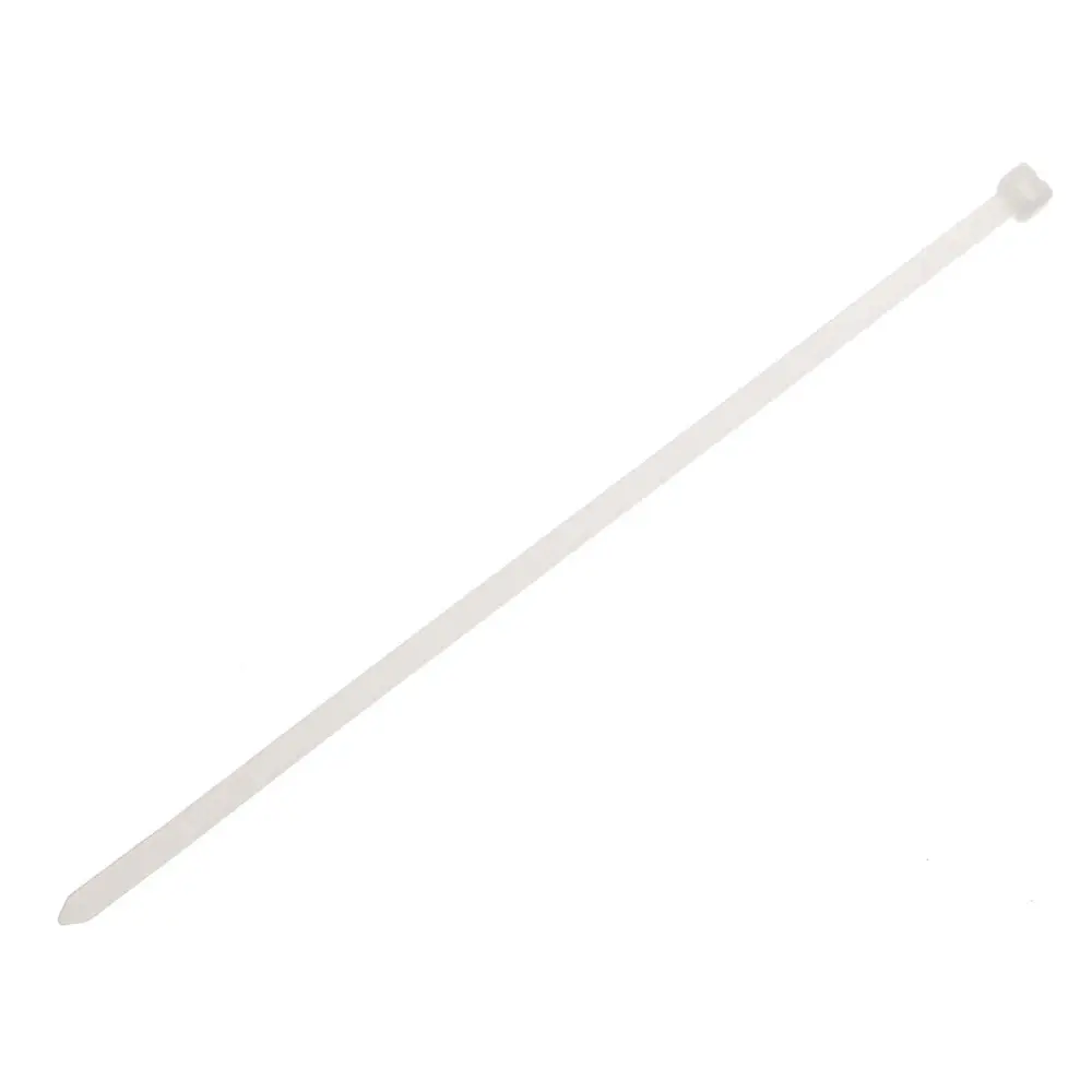 White Nylon Tie 7'', 100 Units