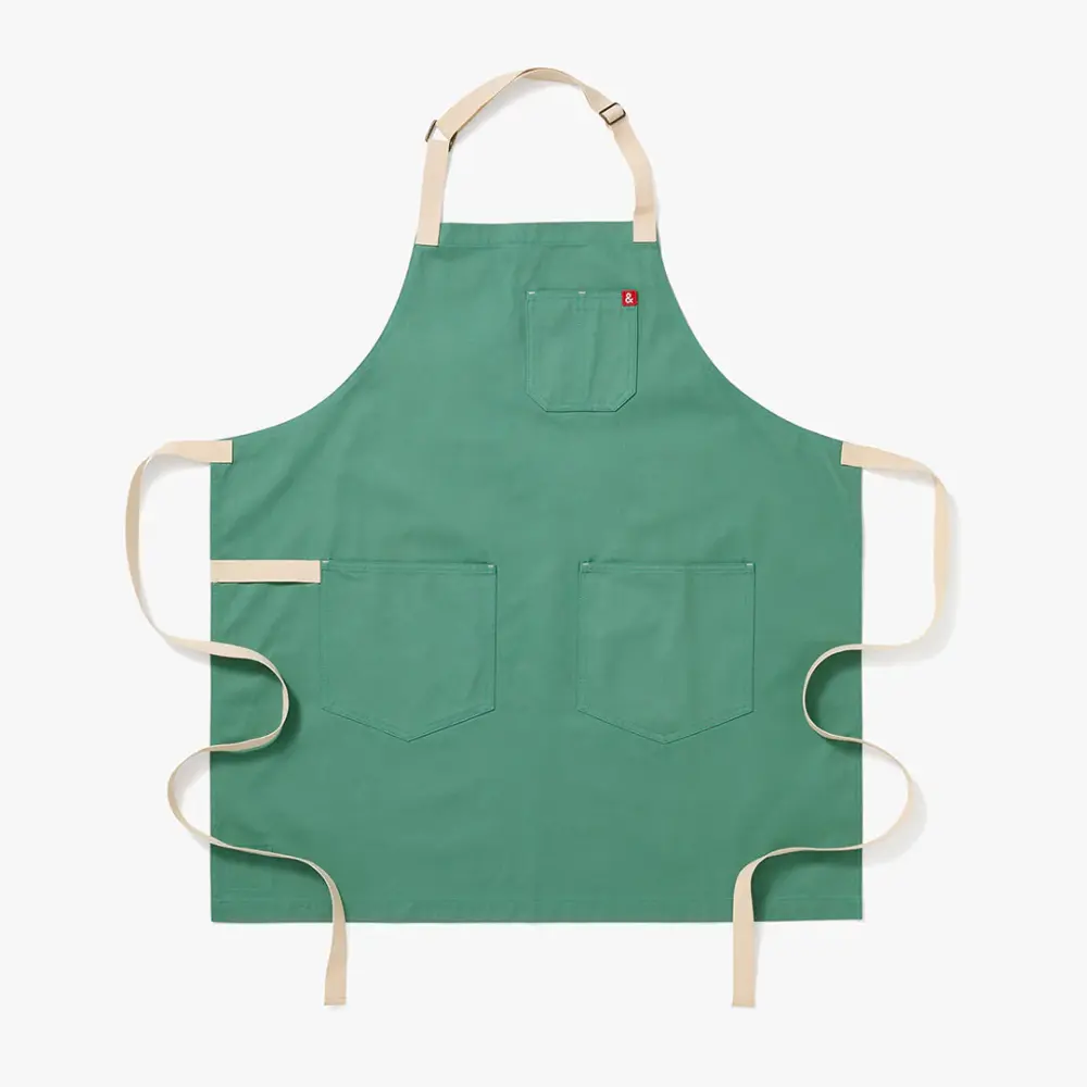 Essential Apron - Julep Sage Fray-Resistant Hem
