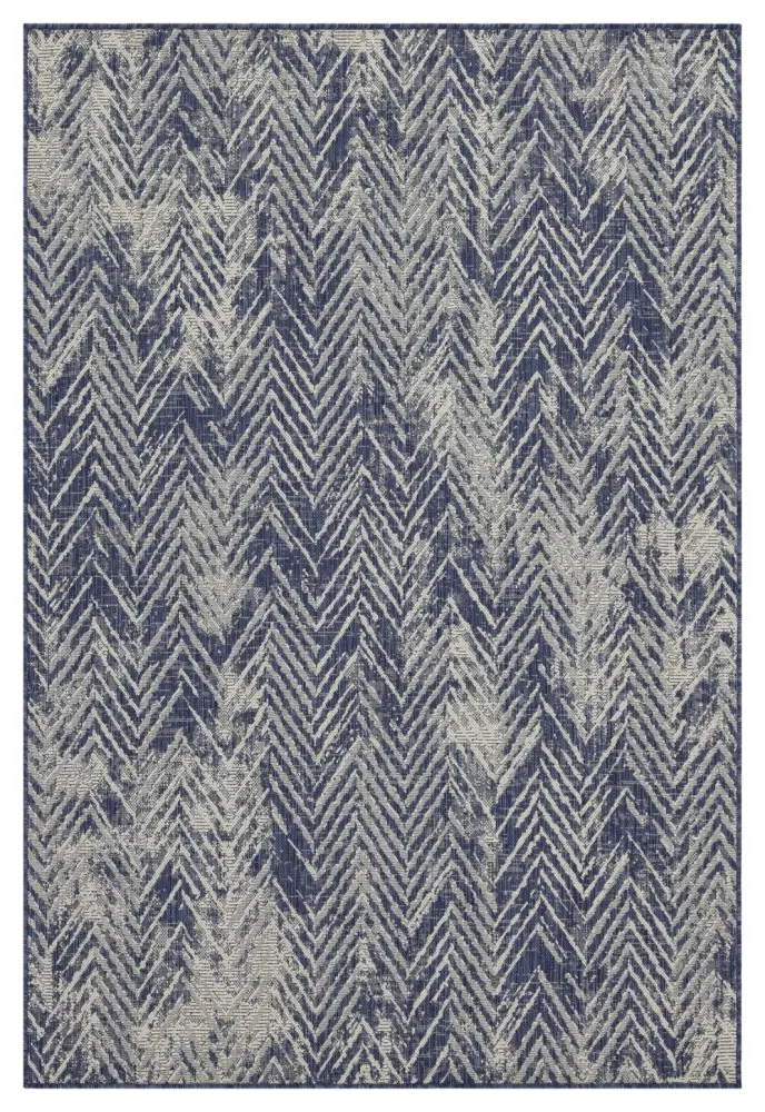 Sunshine - 5'3" X 7'3" Indoor & Outdoor Polypropylene Area Rug - Azure