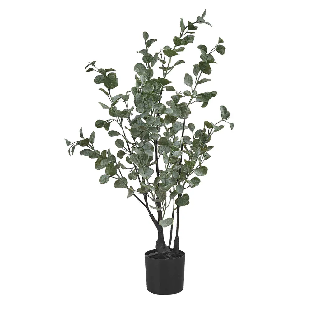 Artificial Indoor Eucalyptus Tree Pot, 35"