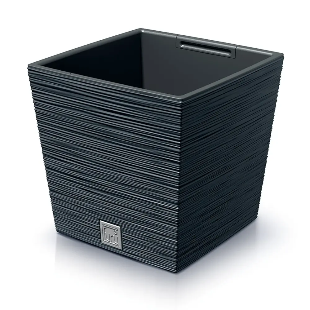 Prosperplast Furu Square Low Flower Pot Insert Decorative Planter 14L / 19L Ceramic Planter