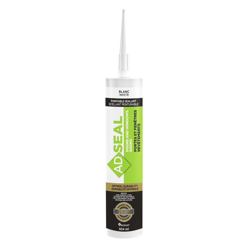 Weatherseal Hybrid Adhesive Sealant Paintable, Ivory Photography