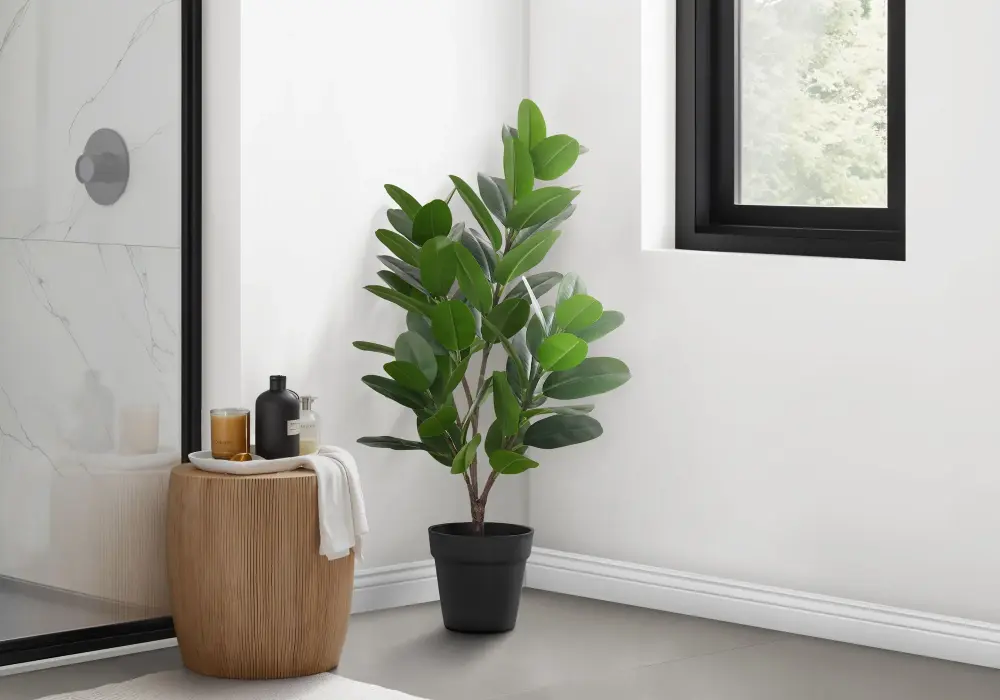28" Tall, Artificial Plant, Garcinia Tree, Indoor, Faux, Fake, Floor, Greenery, Potted, Real Touch, Decorative - Mint / Black
