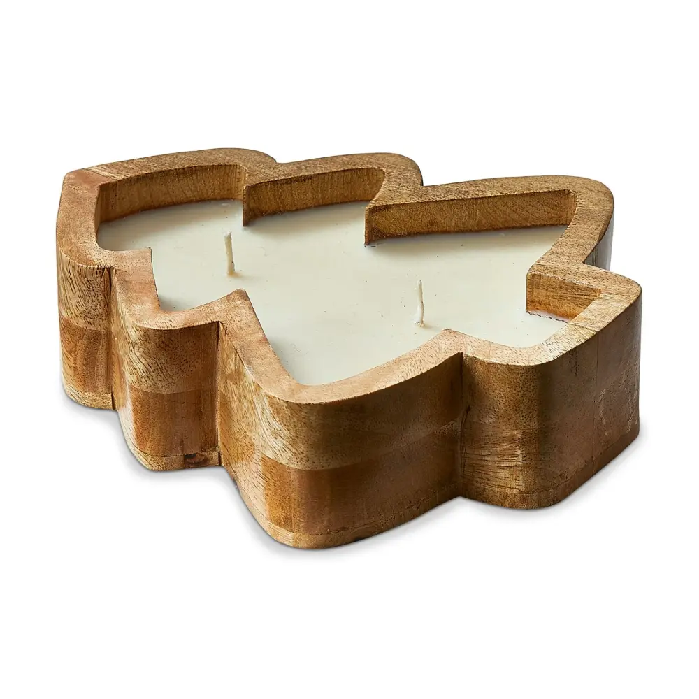 artisan fir tree dough bowl soy candle - unadulterated | Ready to Hang |