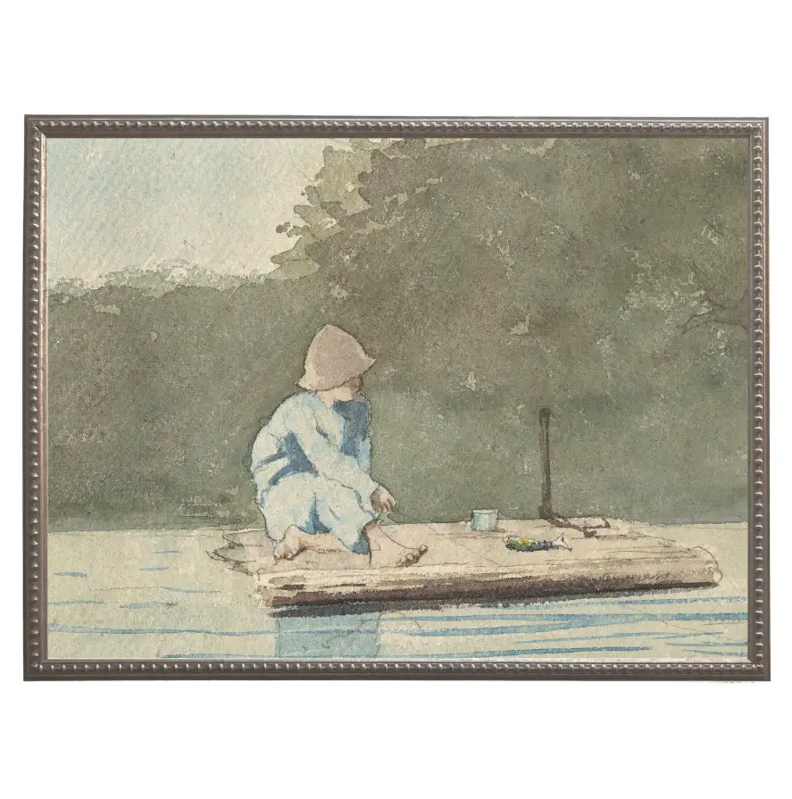 Boy on Raft Home Office