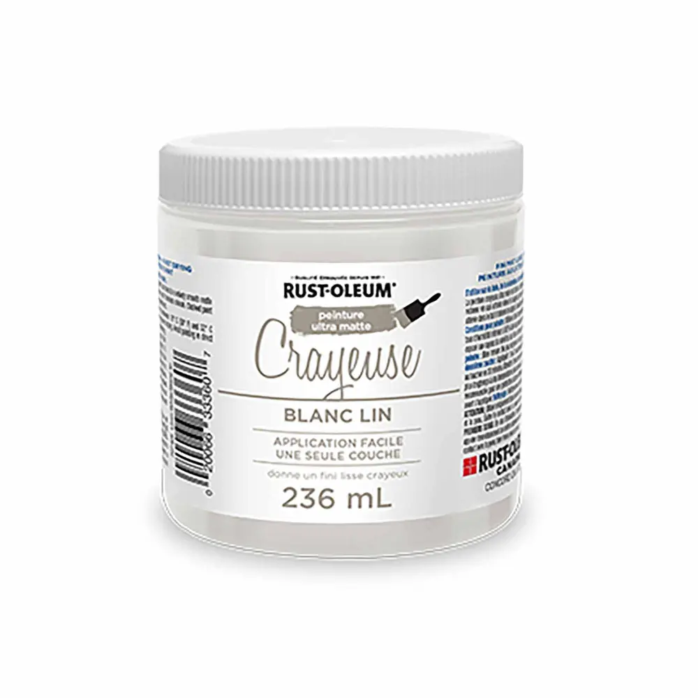 Chalked Ultra Non-glossy Latex Paint Linen White, 236 ml
