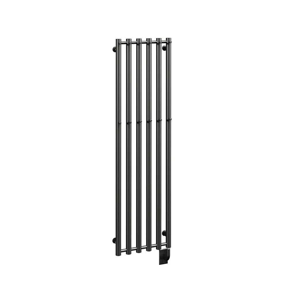 Chauffe-serviettes hydronique Rosendal 16,5" x 59" - Noir mat