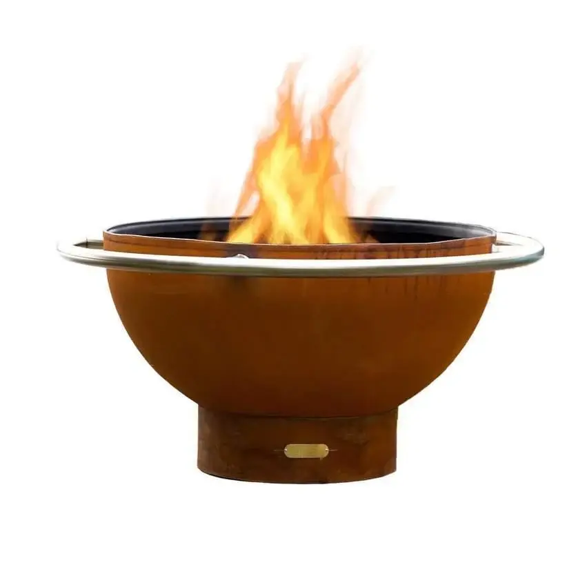 Fire Pit Art - Bella Luna " High-tech Steel Fire Pit Office Wall