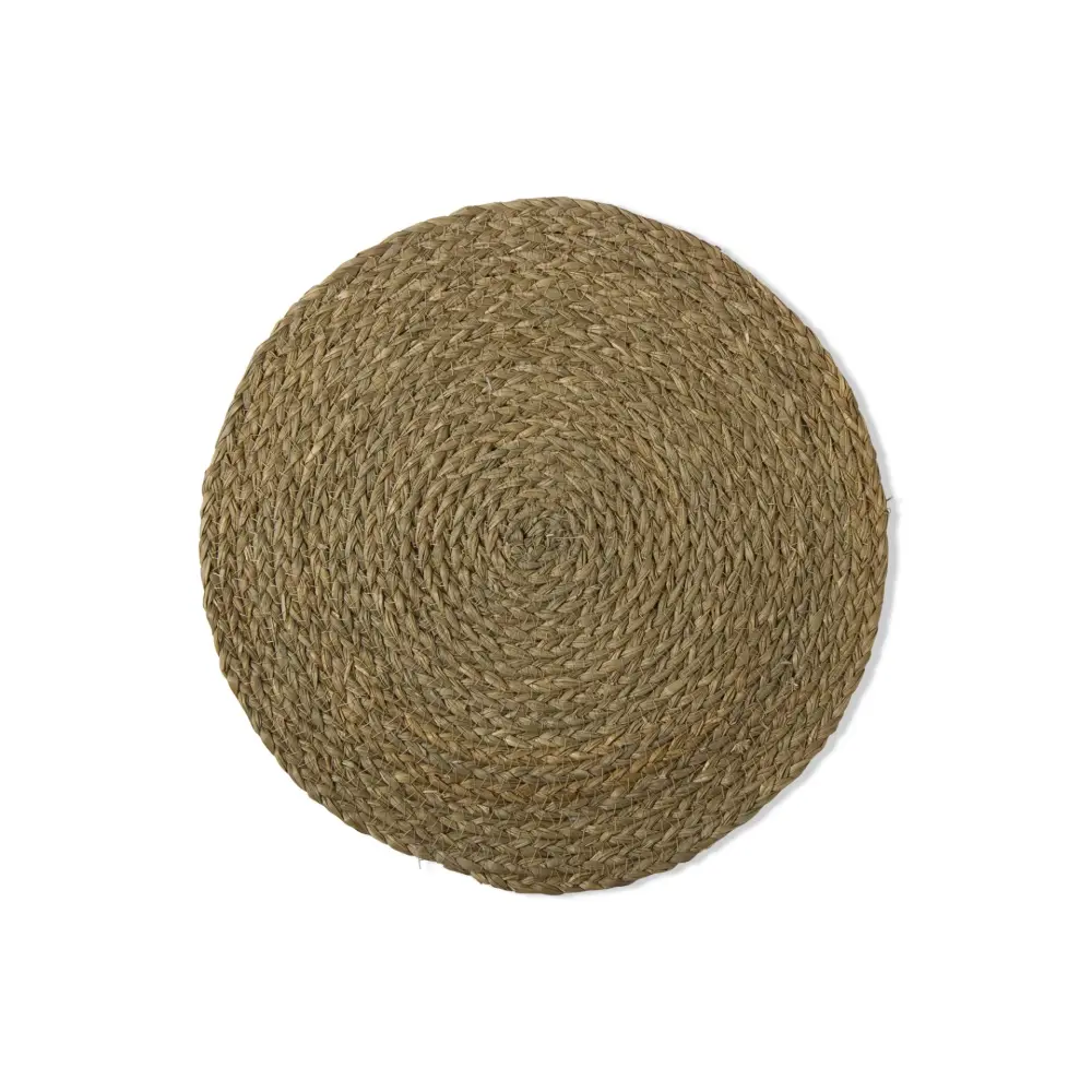 Framed Canvas Braided Grass Placemat - Authentic