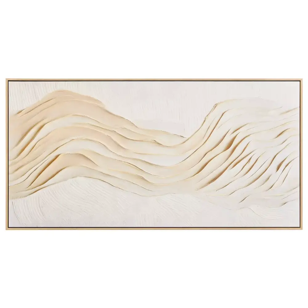 Gallery Style Astratto Cream Grainy Wall Art