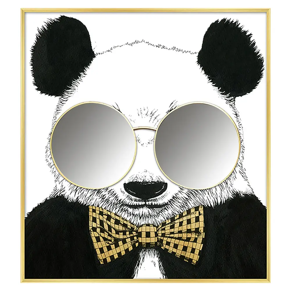 Gallery Style Shiny Panda Wall Art