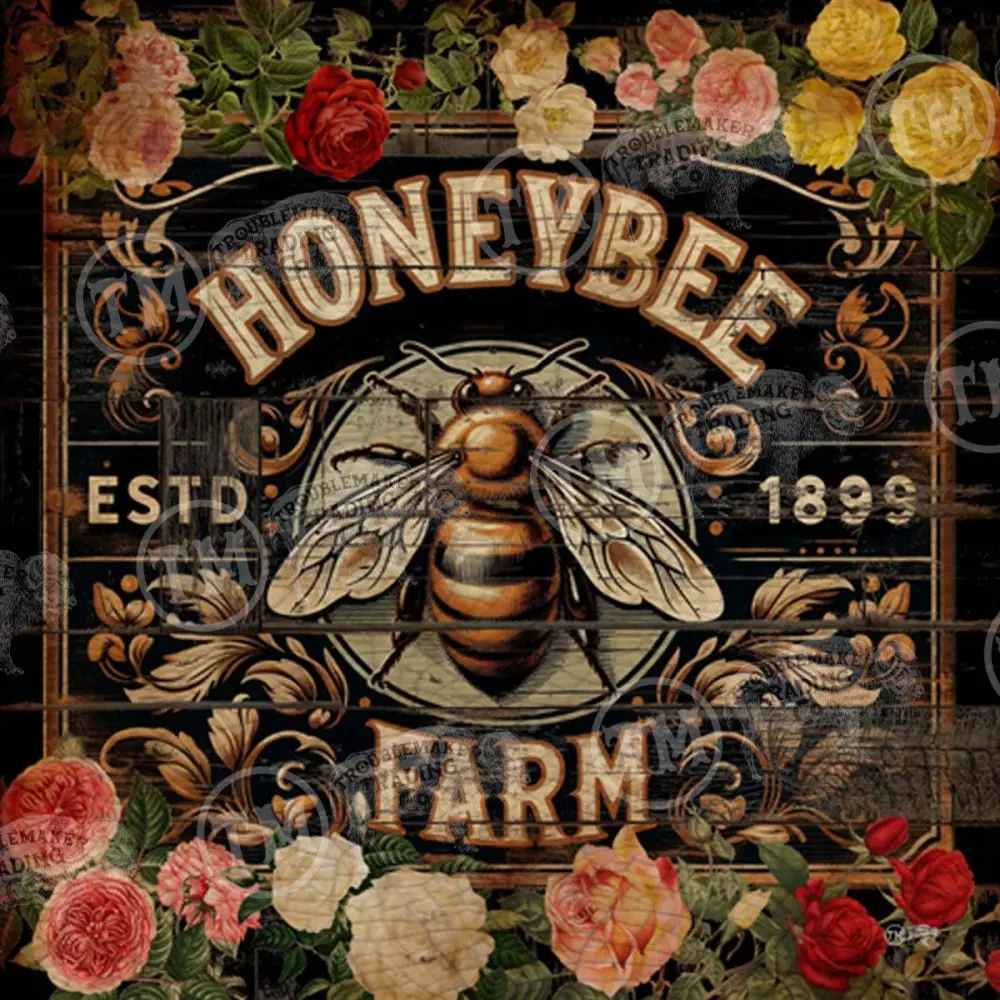 Gallery Wall Honeybee Farm - Square Framed Artwork
