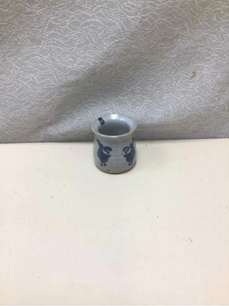 GRAY/BLUE PETITE POT