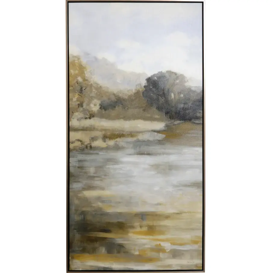 Hand-Painted Original Summertime View I