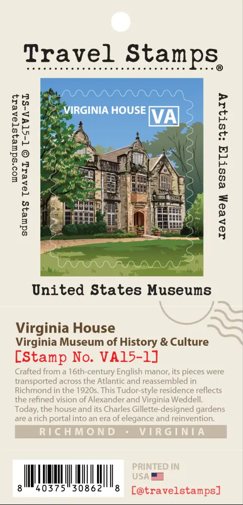 Hand-Painted Virginia Museum History & Culture - Virginia House