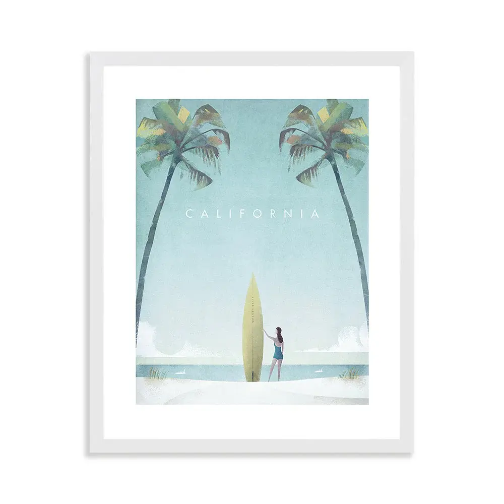 Henry Rivers California Framed Art 40x50cm