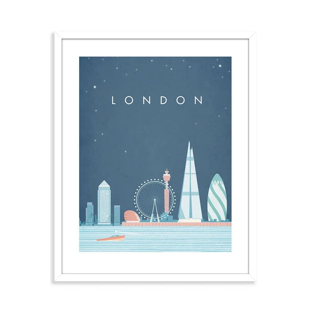 Henry Rivers London Framed Art 40x50cm
