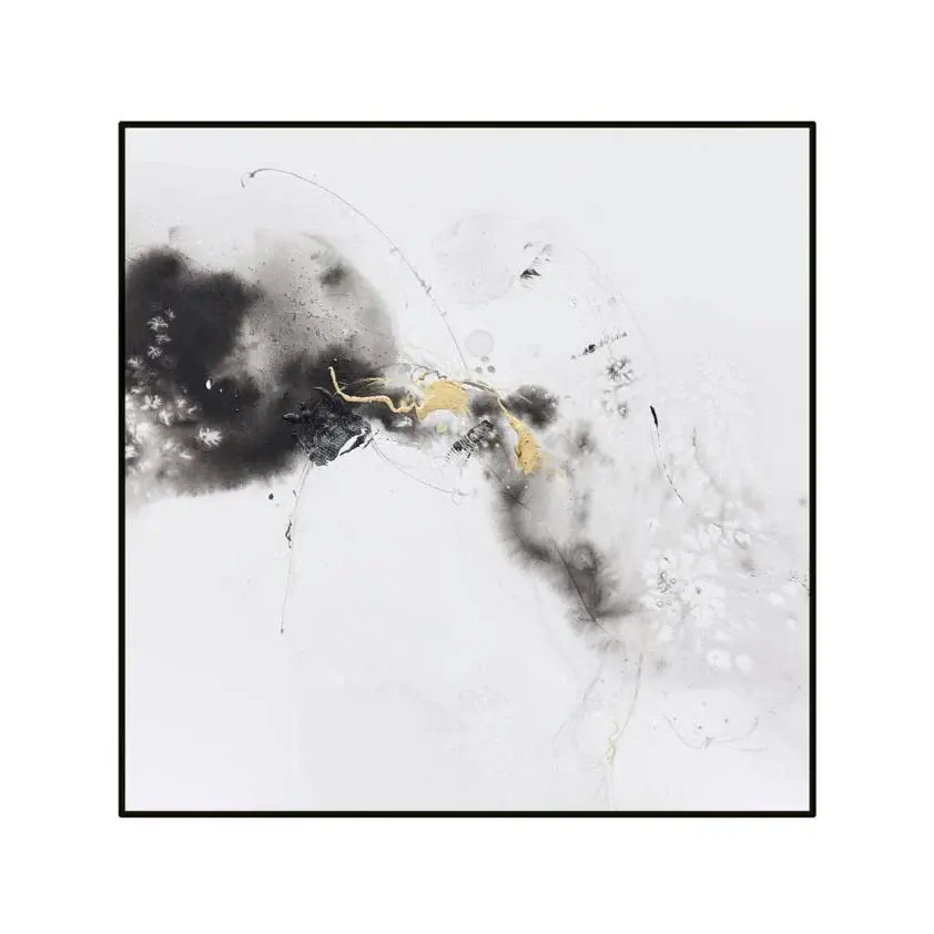 Kovan II Wall Art - Black & Aurum