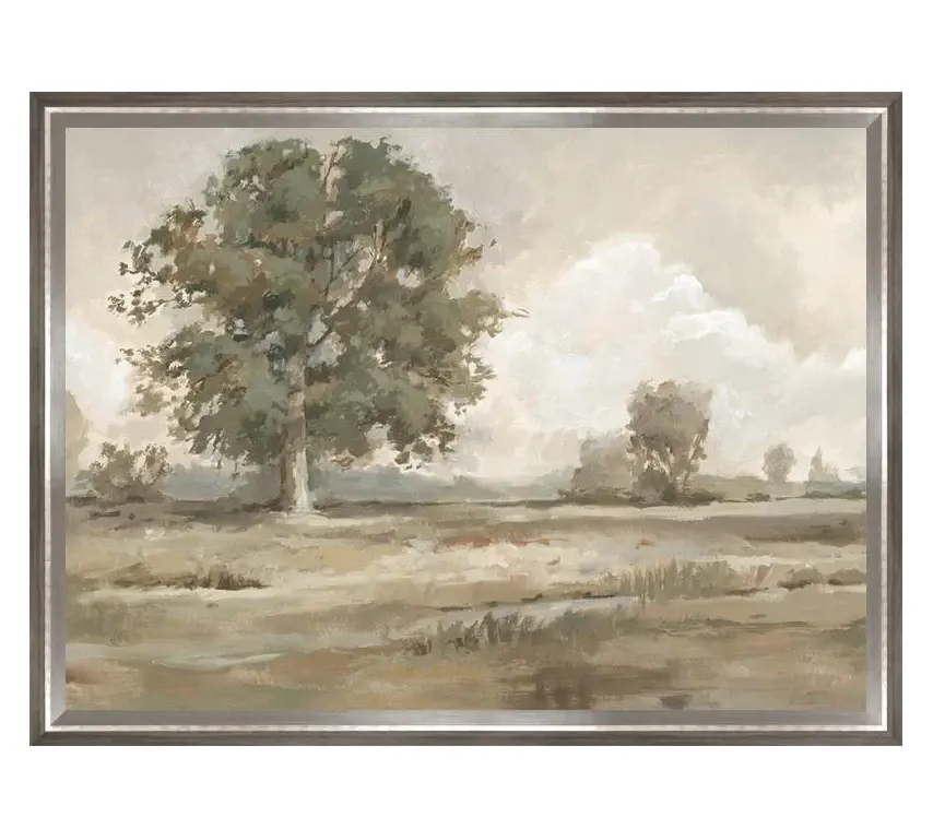 Modern Abstract Sun-Kissed Plains