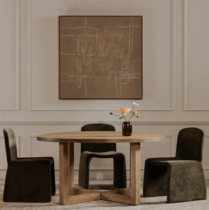 Notion Framed Painting, Espresso
