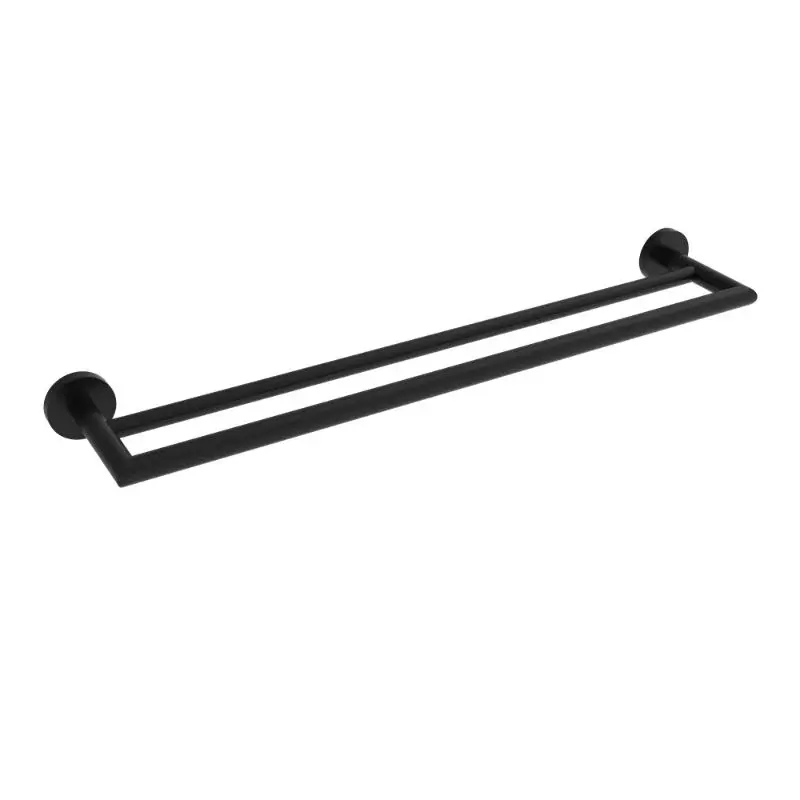Porte-serviettes dual Summit 24 po - Noir mat