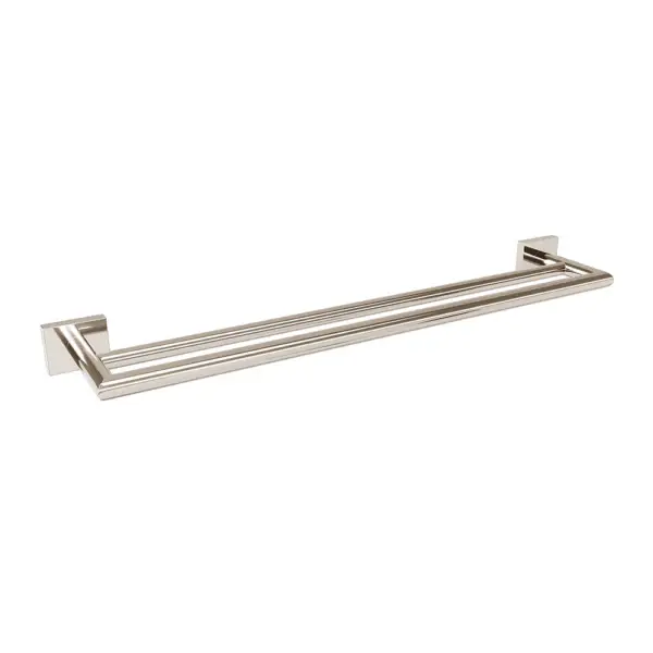 Porte-serviettes paired Crater 24 po - Nickel poli
