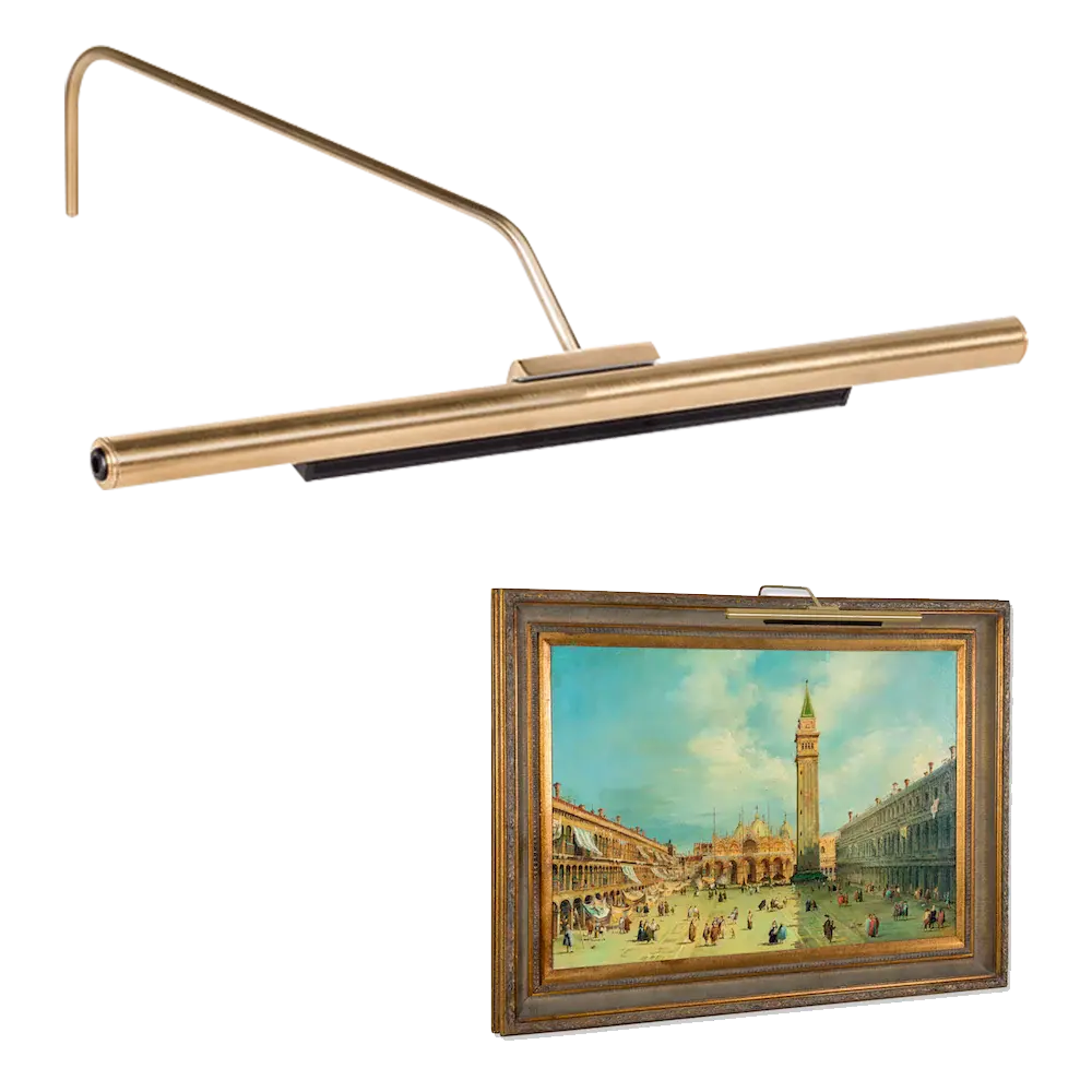 Rechargeable Art Light-Brass