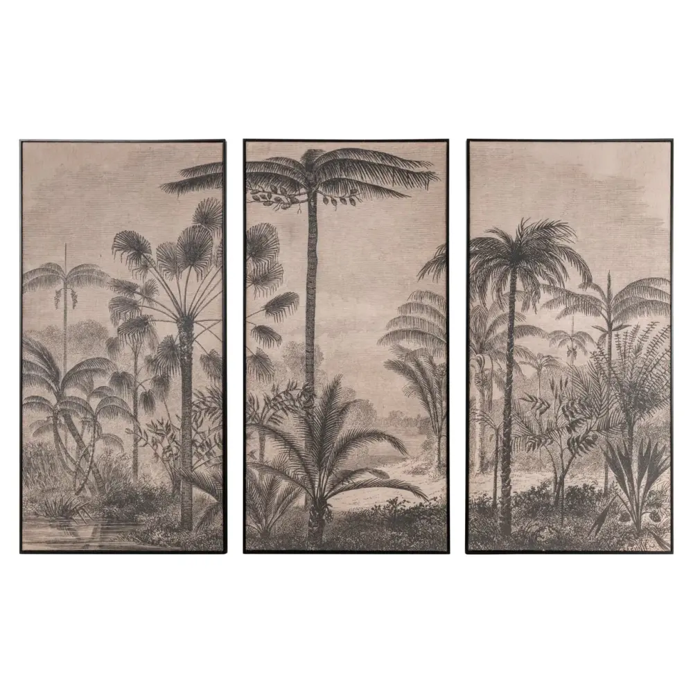 Rhapsody Set 3 Wall Art - Brown