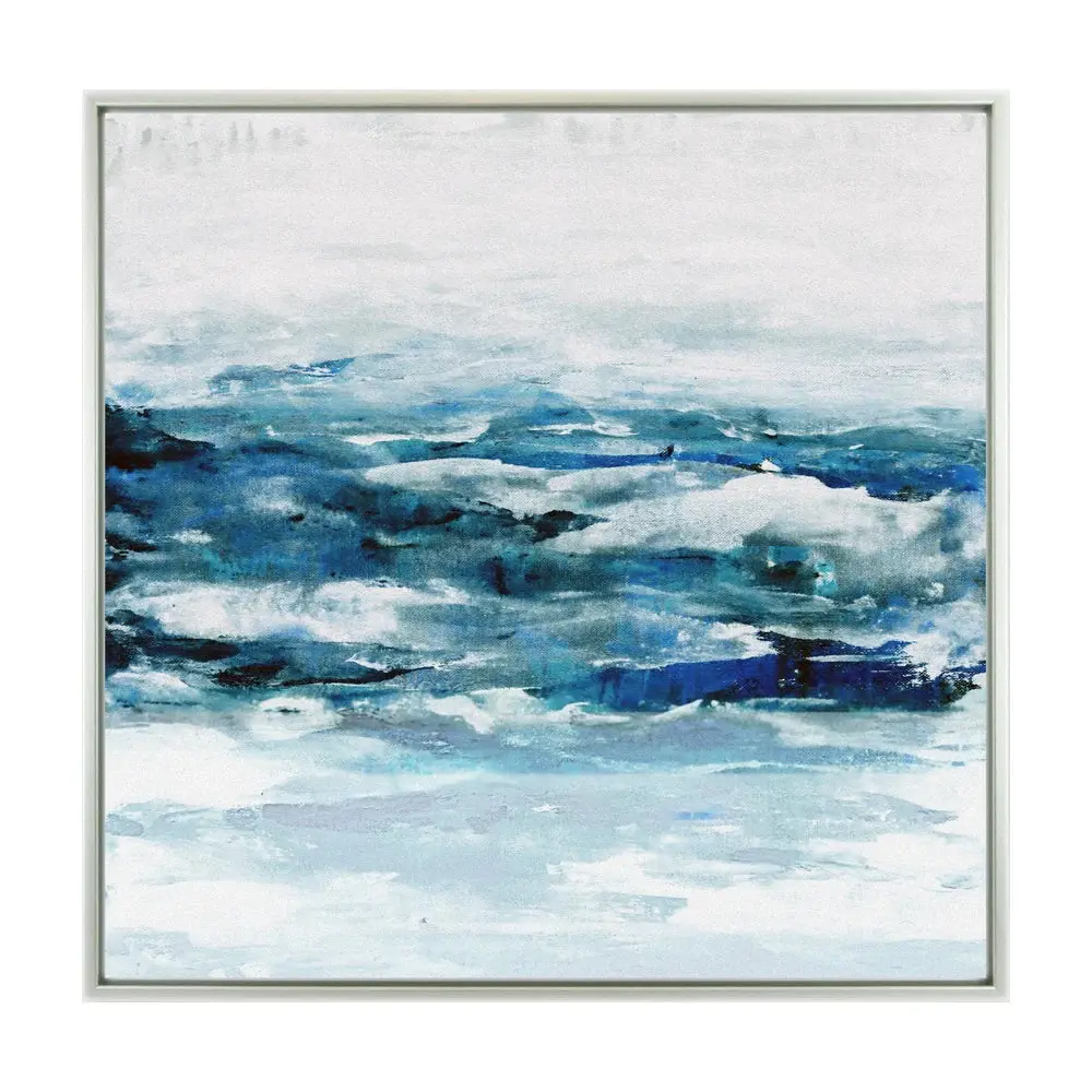Seaside Escape' - Framed Sailcloth - 97x97cm