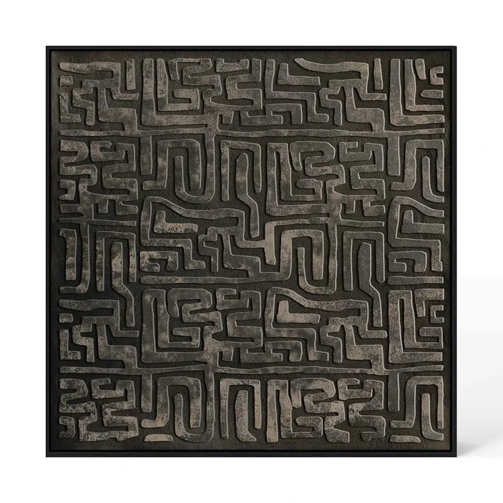 Signed Artist Abstract Wall Art - Design 66